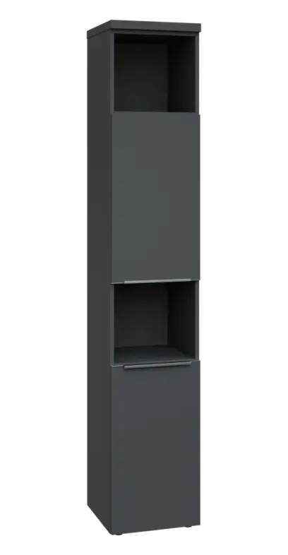 SIN 6 - 42DN2 kancelářská skříň, 2-dveřová/nika, pravá, 2170x400x400, antracit